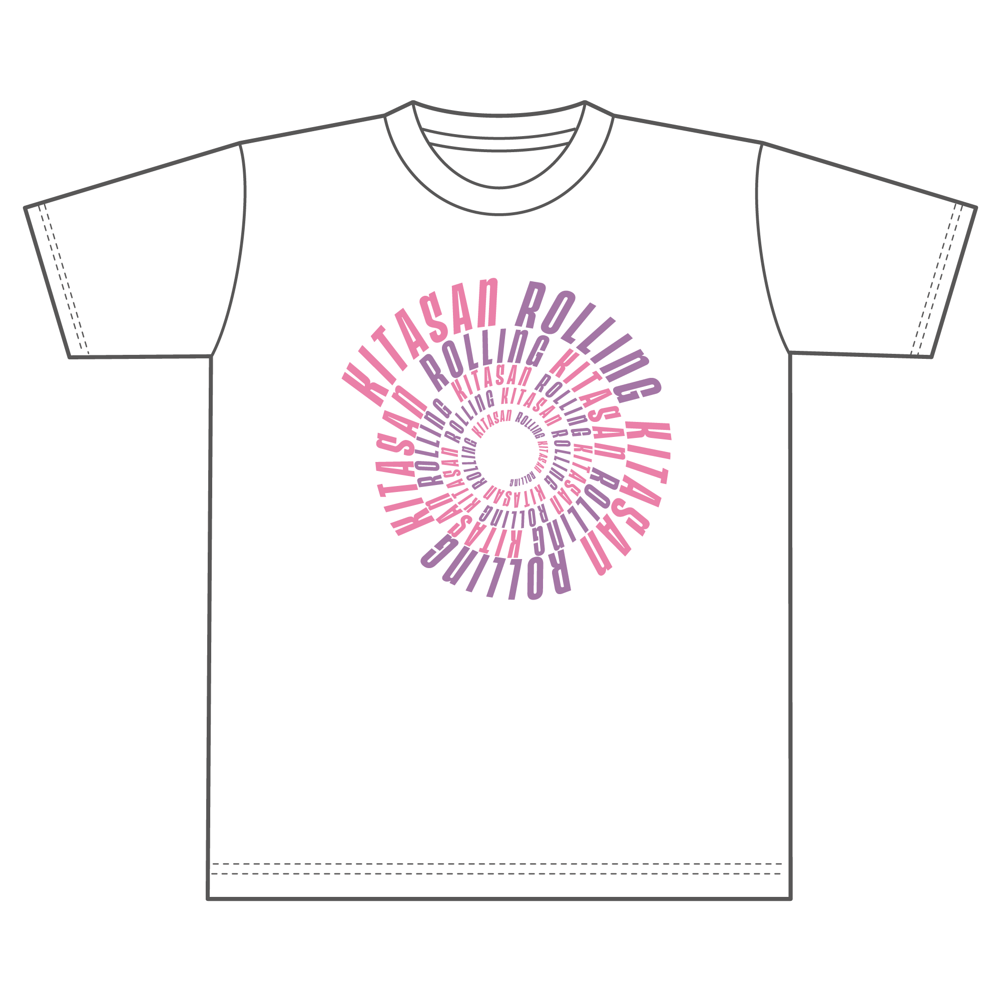 ローリングTシャツ（ホワイト）